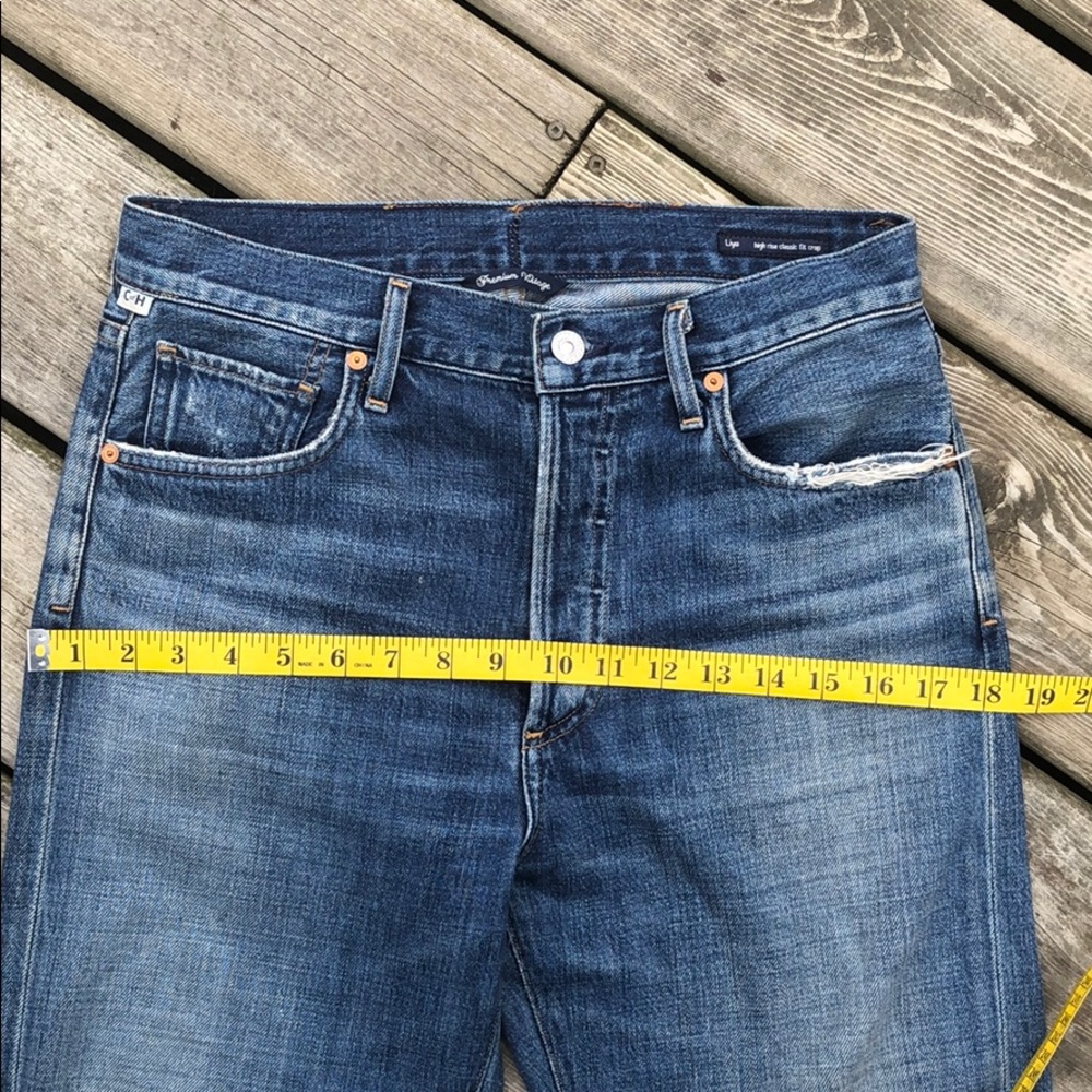 Citizens Of Humanity Blue Ankle Jeans - Picture 7 of 14